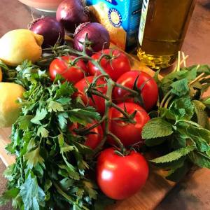 ingredients-legumes-taboule ingrédients