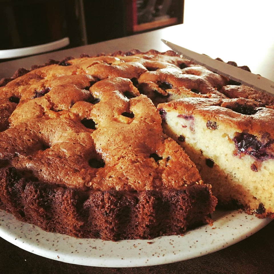 gâteau myrtilles