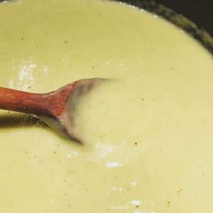 Soupe poireaux mixée