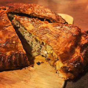 Part de tourte vigneronne